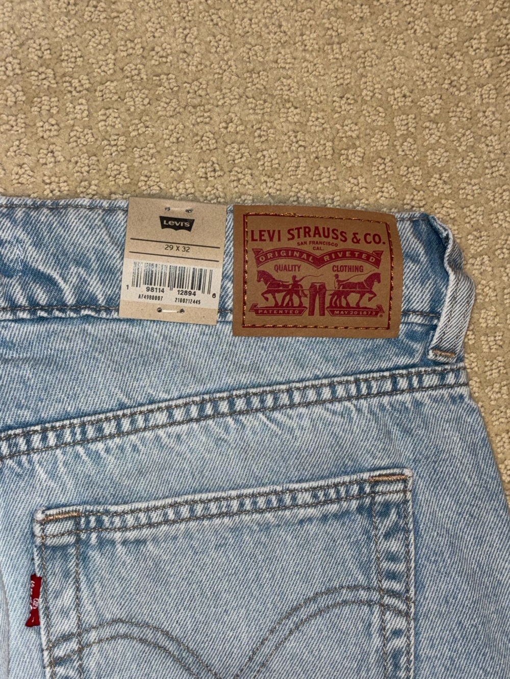 Levi’s Super Low Loose Jeans NWT - Picture 7 of 9